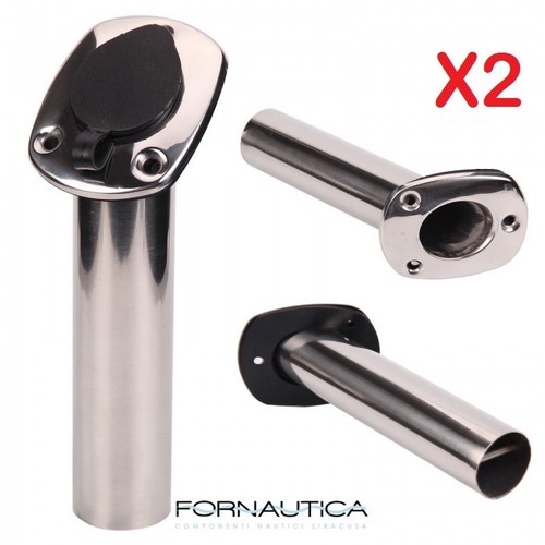 Portacanne incasso inox - x,