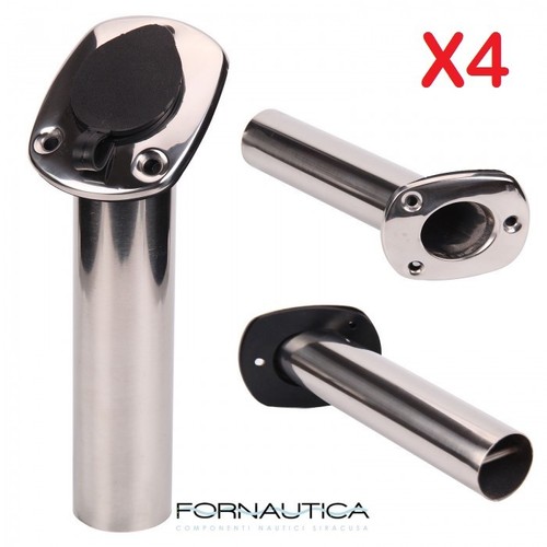 Portacanne incasso inox - x,